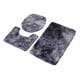 thumbnail image 2 of Juego De 3 Alfombrillas De Baño Con Tapa De Inodoro, Alfombra Grande Absorbente Para Bañera, Gris, 2 of 3