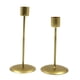thumbnail image 2 of 2x Candelabro Cónico Candelabro Mesa Centro De Mesa Cena Adorno Dorado, 2 of 3