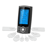 Tens Electroestimulador Belug Muscular Con 36 Modos 8 Almohadillas Negro