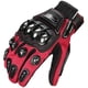 thumbnail image 3 of MADMOTOR Guante para Exteriores Nudillo de Acero Motocicleta Motocicleta Deportes Motorizados Carreras Textil Guantes de Seguridad - Rojo M 1 Par, 3 of 7