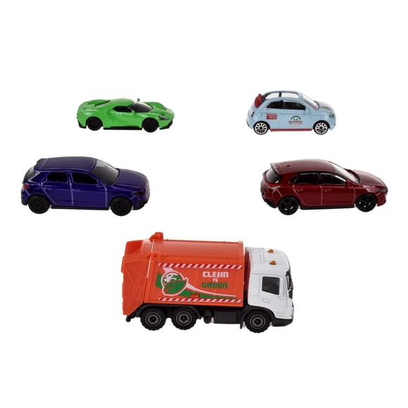 Vehículos Majorette set colección 5 unidades reciclaje