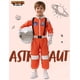 thumbnail image 2 of Disfraz de astronauta infantil Spooktacular Creations para Halloween, color naranja, 2 of 7