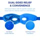thumbnail image 5 of Mascarilla de ojos LIFE WORKS reutilizable caliente y fría – Azul, 5 of 7