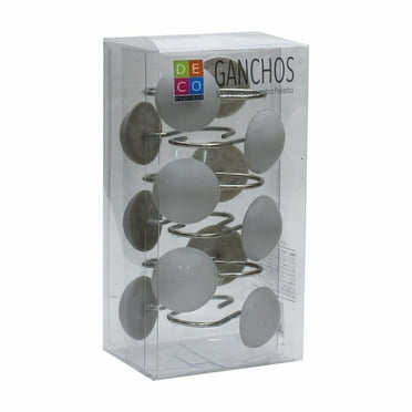 Set Ganchos Poliresina Gris gris