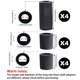 thumbnail image 3 of Perillas para Estufa Jetec Pack de 4 + 12 Adaptadores – Negro, 3 of 7