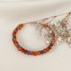 thumbnail image 1 of Pulsera de Ámbar Báltico para Bebé Ajustable con Amatista o Jaspe Kiwi – mano o tobillo marron, 1 of 3