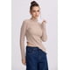 thumbnail image 2 of Polera Mujer Asimétrica Beige - ll, 2 of 4