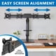 thumbnail image 3 of Soporte para monitor Mount-It! doble, ajustable en altura para 17-32", 3 of 9