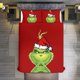 thumbnail image 1 of Grinch Christmas Hat 3 Piece Sets Full/Queen Size - Reversible Microfiber Quilts with 2 Shams Soft Lightweight Bedspread Coverlet Comforter for All Season Bed Sheets, 1 of 5