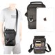 thumbnail image 2 of Bolso de hombro Vanlison Vertical Messenger negro para tabletas, 2 of 6