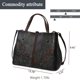 thumbnail image 3 of Bolso SHARPAD de 35 cm Cuero Negro Floral, 3 of 7