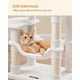 thumbnail image 4 of Condominio Cat Tree Feandrea Cat Tower de felpa de varios niveles, color blanco crema, 4 of 6