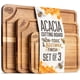 thumbnail image 1 of Juego de tablas de cortar de madera de acacia con acabado de cera de abeja EDELHAUS, 1 of 8