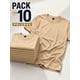 thumbnail image 1 of Pack 10 Poleras Basicas 100% Algodon Cuello Redondo 200g Beige L Lisa, 1 of 3
