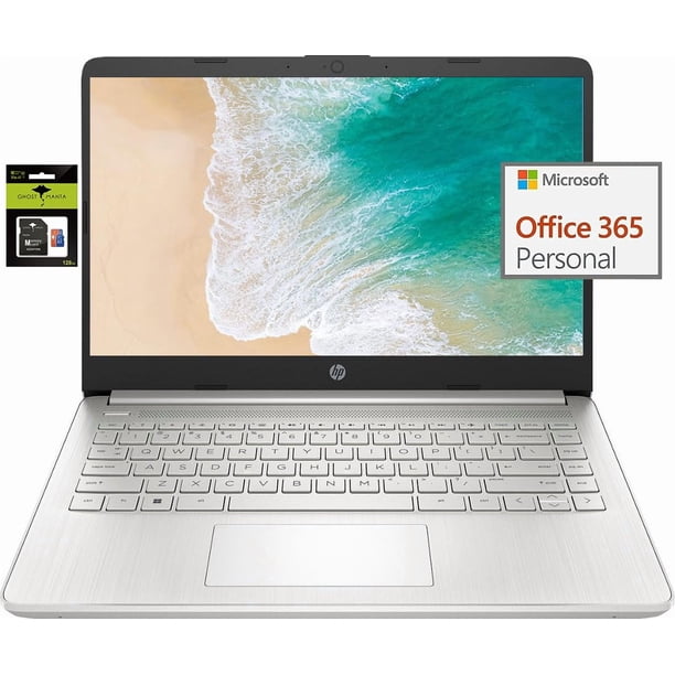 Ordenador portátil HP 14 ultraligero, 4 núcleos, Intel Celeron, 8 GB de RAM, 256 GB