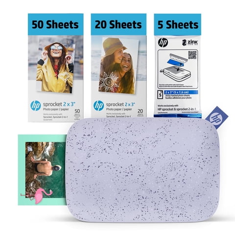Impresora De Fotos Hp Sprocket 2X3 Bluetooth Inalámbrica