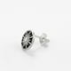 thumbnail image 4 of Aros Plata Fina 925 Sol Luna Estrellas Antialergicos Unisex plateado, 4 of 6