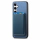 thumbnail image 5 of Funda de Cuero Magnética con Tarjetero para Samsung Galaxy S24 Cubierta Delgada Azul, 5 of 5