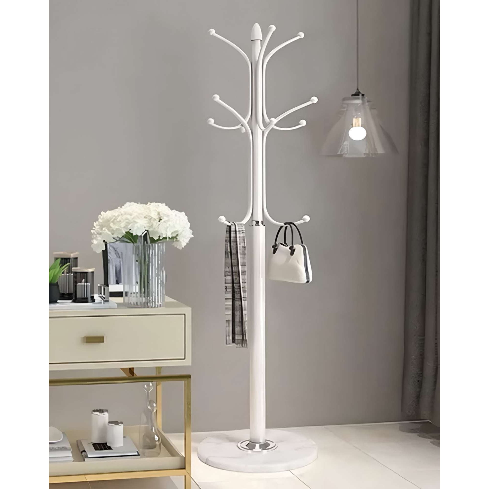 Teng Fei - Perchero De Pie Colgador De Ropa Y Accesorios