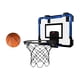 thumbnail image 3 of Aro de baloncesto, accesorios de aro de baloncesto para la habitación de la puerta Juego deportivo con juguetes de baloncesto de bomba, mini aro sobre Azul, 3 of 5
