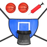 Ioensy - Aro De Baloncesto Para Protección Solar De Trampolín Con Estante De Baloncesto Con Bomba De Bolas