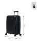 thumbnail image 2 of Maleta De 10 Kilos 360 Traveler Pequeña Negra, 2 of 6