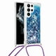 thumbnail image 1 of Funda FOXDOCK para Samsung Galaxy S22 Ultra con Cuerda Ajustable, Brillo Líquido, Protección Antigolpes y Lente – Ideal para Regalo, 1 of 6