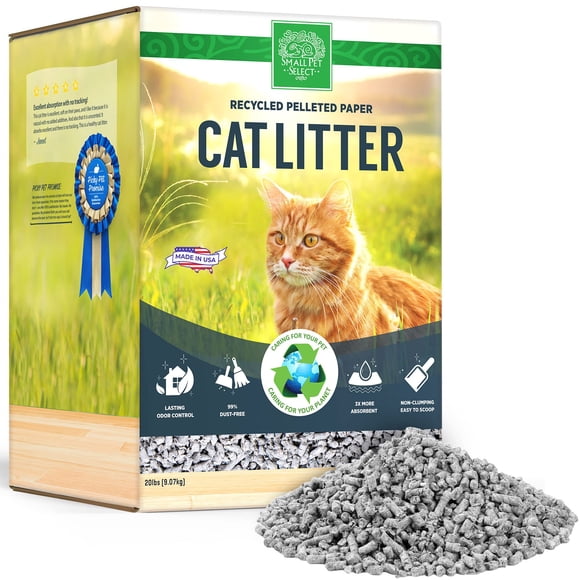 Arena para Gatos Small Pet Select 9 kg Ecológica Sin Aglomerar