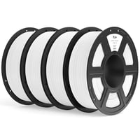 Filamento Para Impresora 3D Elegoo Pla+, 1,75 Mm, Blanco, 4 Kg