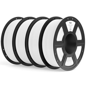 Filamento Para Impresora 3D Elegoo Pla+, 1,75 Mm, Blanco, 4 Kg