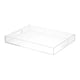 thumbnail image 5 of Gran Bandeja Acrílica Rectangular Para La Casa De La Cama De La Cama De La Casa Mapeta De Mesa Transparente, 5 of 5