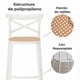 thumbnail image 2 of Taburete Crossback Danubio 66cm Piso Bar O Terraza Apilable Blanco, 2 of 8