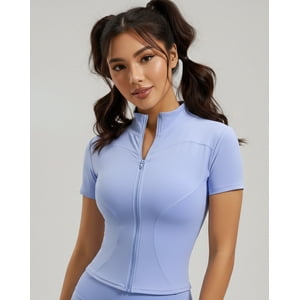 Flix Spa - Polera Deportiva Mujer Con Cierre Sportflex