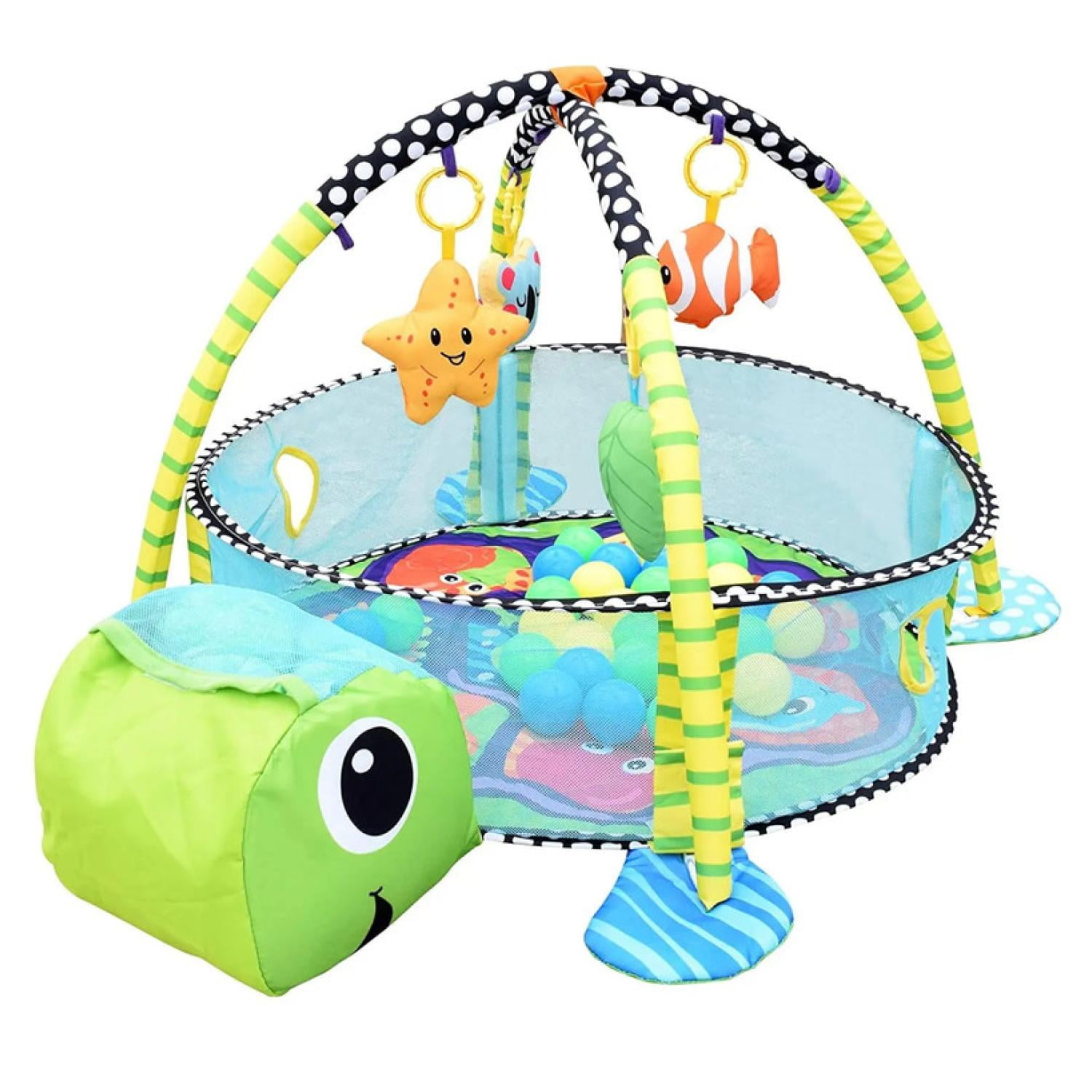 Genérico - Alfombra Gimnasio Corral 3 En 1 Estimulante Para Bebes