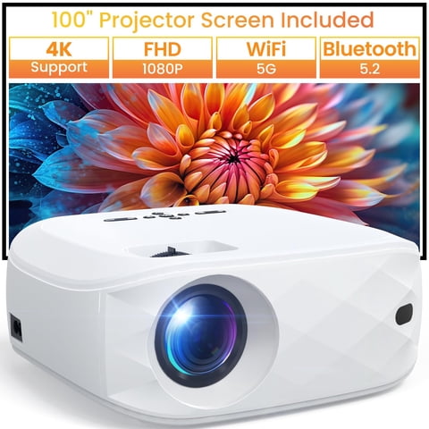 Proyector Happrun 1080P 12000Lm Wifi Bluetooth