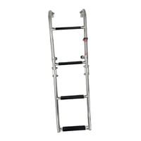 Magideal - Escalera Telescópica Para Barcos, Pontón, Escalera Para Barcos, Escalera Plegable Para Muelle, Escalera De Baño Extensible Para Piscina, Pontón, Barco Escalera De 4 Peldaños