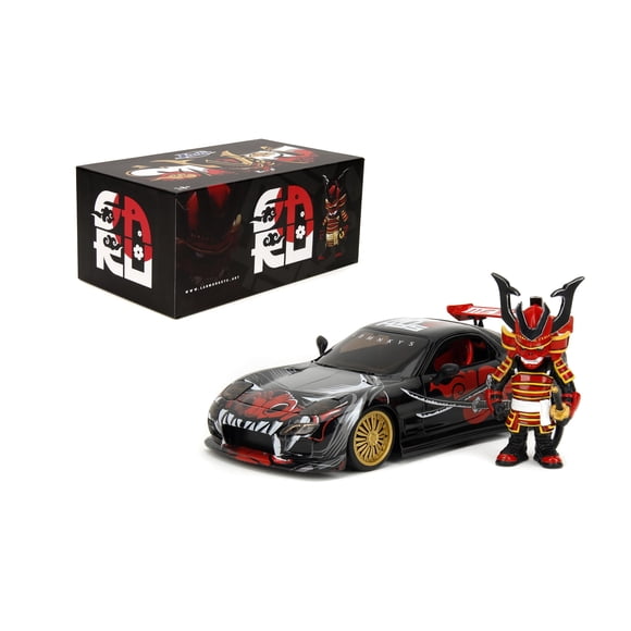Auto de colección Jada Toys Lab Monkeys Mazda RX-7 1993 a escala 1:24