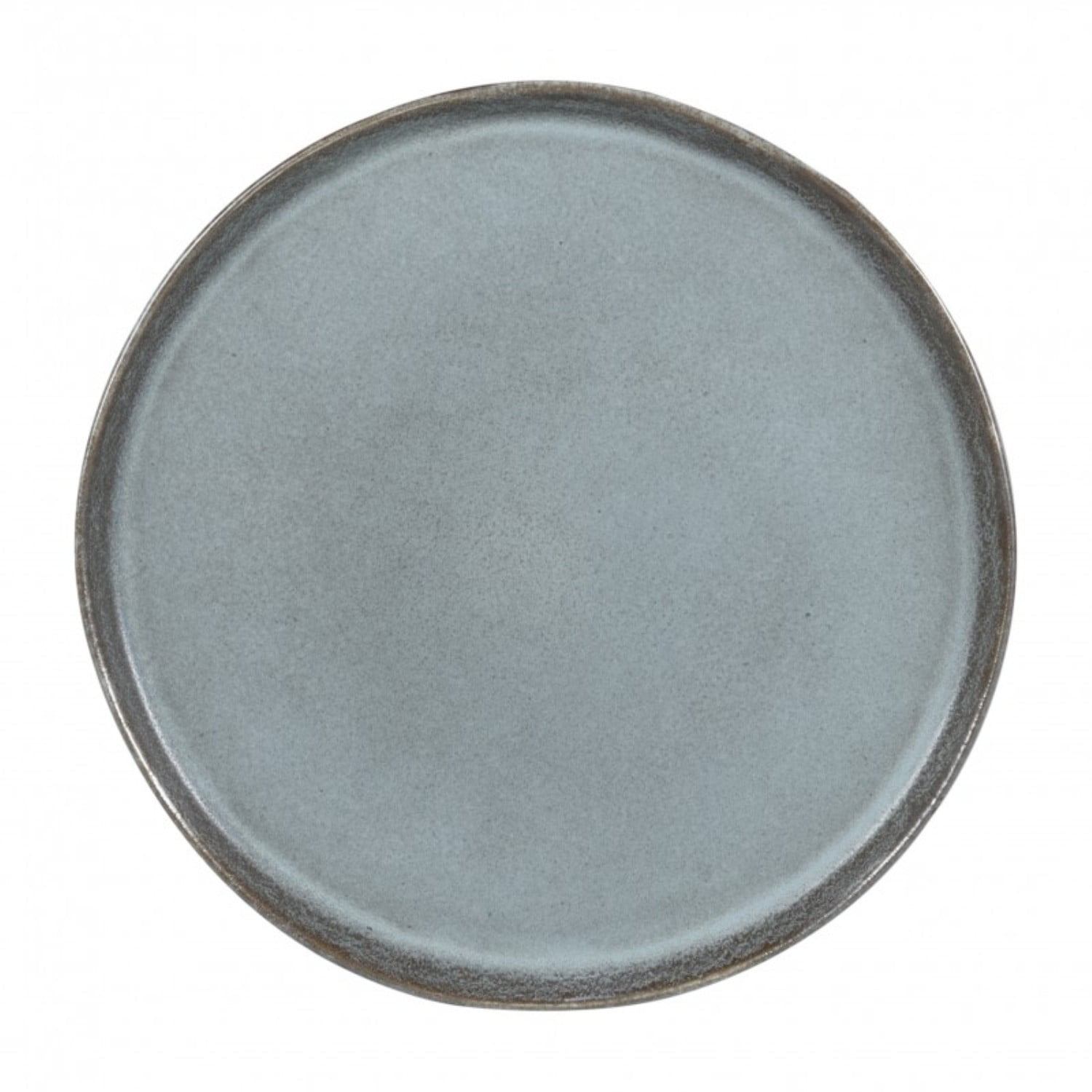 Set 6 Platos 27cm Aqua Cerámica Premium Celeste Lugano