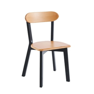 Klik Muebles - Silla Fresno De Madera - Negra