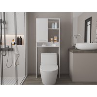 Tuhome - Estante Wc Bath 26 1 Puerta Blanco 160,8X63,1X26,5 Cm