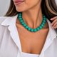 thumbnail image 1 of Collar Balloon Chicle Chunky De Cuentas Medianas Unisex turquesa 22, 1 of 3