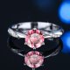 thumbnail image 2 of Anillos de Boda de Moissanita para Mujer 1-2 Uds Corte Redondo Color D VVS1 Anillos de Diamante Anillos de Compromiso de Moissanita de Plata Esterlina S925 con Certificado, 2 of 8