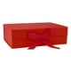 thumbnail image 3 of Caja De Regalo Con Cinta Fácil De Montar Reutilizable Para Cajas De Cupcakes De Recuerdo Rojo, 3 of 5