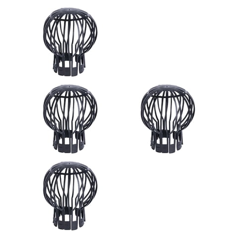 Magideal - 4 Protectores De Canalones, Colador De Desagüe De Suelo, Protector De Tuberías Profesional Prémium Para Uso En Exteriores, Cubierta De Desagüe De Tech