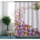 thumbnail image 1 of Cortina de Baño Ducha Tela Impermeable Género Grueso 600g Flores, 1 of 2