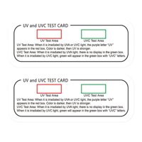 Magideal - 2 Tiras De Prueba , Tarjetas De Prueba De Luz, Tarjetas Indicadoras Para Interiores, Prueba De Intensidad De Pvc, Tarjeta De Identificación De