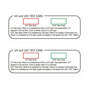 Magideal - 2 Tiras De Prueba , Tarjetas De Prueba De Luz, Tarjetas Indicadoras Para Interiores, Prueba De Intensidad De Pvc, Tarjeta De Identificación De