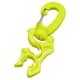 thumbnail image 2 of Clip De Soporte De Manguera De Buceo Gancho De Seguridad Clip De Soporte De Manguera BCD Doble Equipo De Equipo Amarillo, 2 of 4