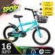 thumbnail image 1 of Bicicleta Aro 16 Infantil Sport Celeste, 1 of 9