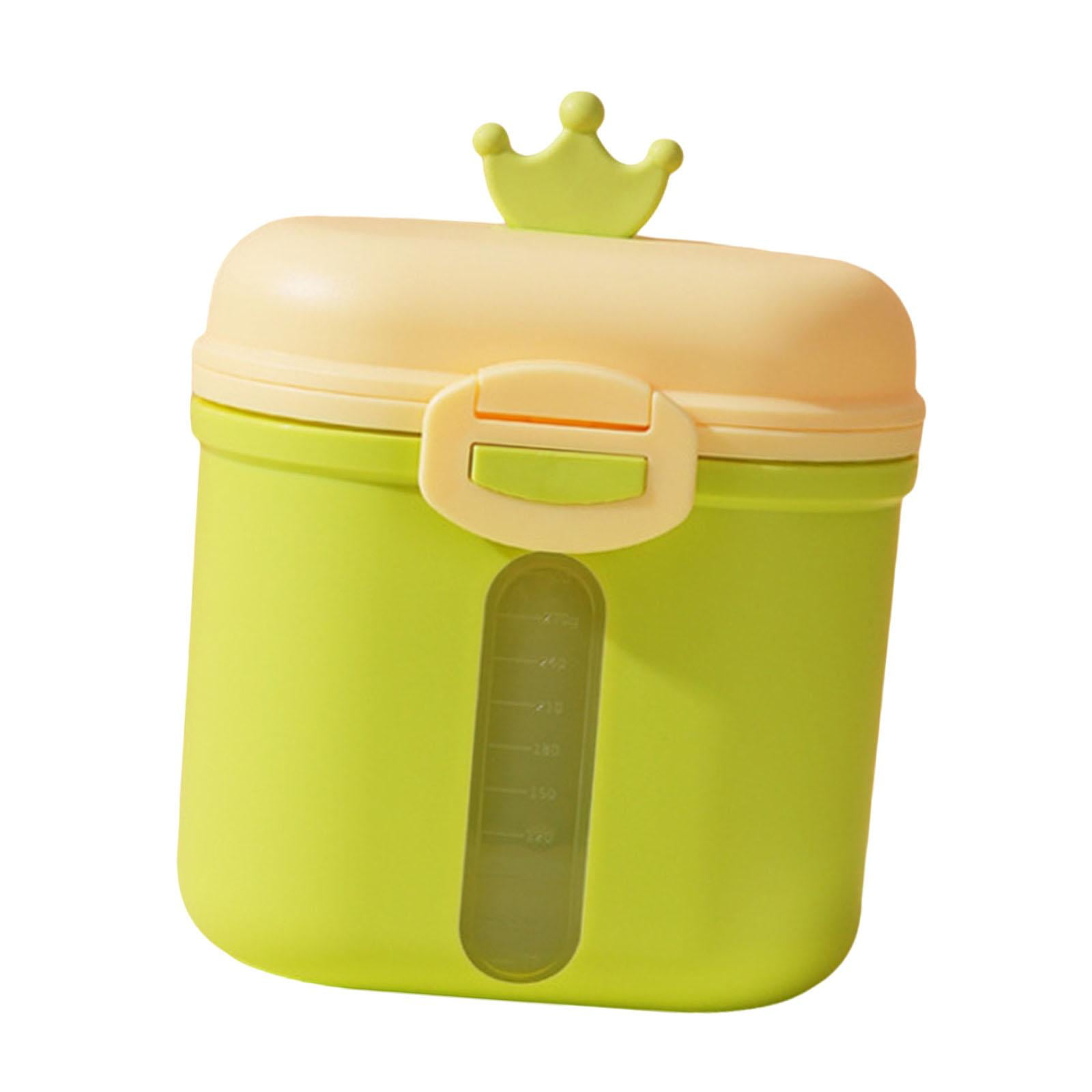 Bothyi - Dispensador De Fórmula Para Bebés Dispensador De Leche En Polvo Infantil Para Parque Camping Al Aire Libre Verde 12,5x8,5x13cm